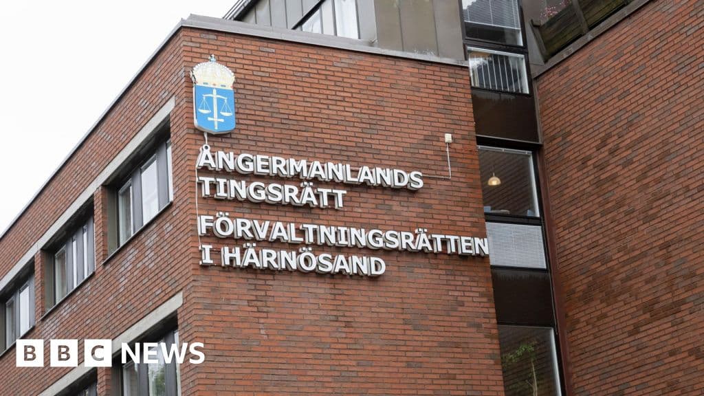 Swedish man on trial for allegedly coercing wife into sex with 120 men