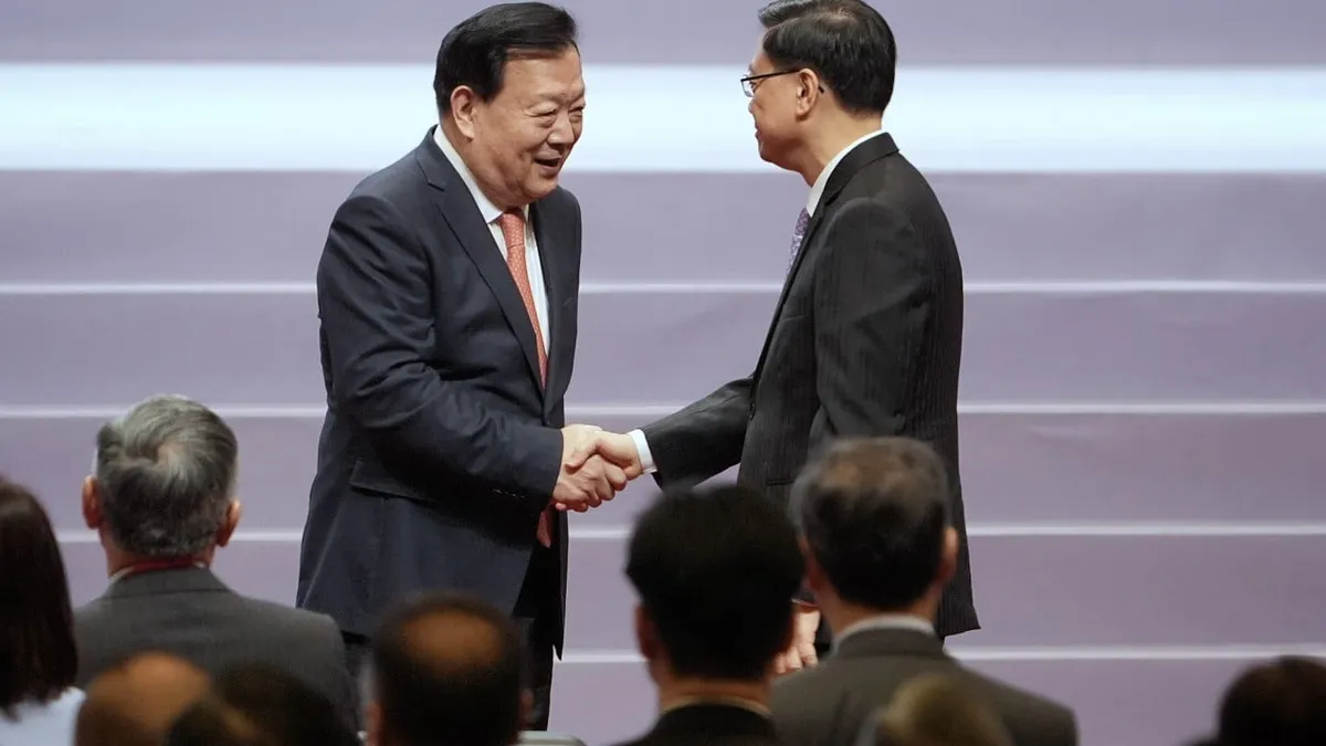 Beijing's Hong Kong overseer swoops in to check if Northern Metropolis is metropolis-ing hard enough