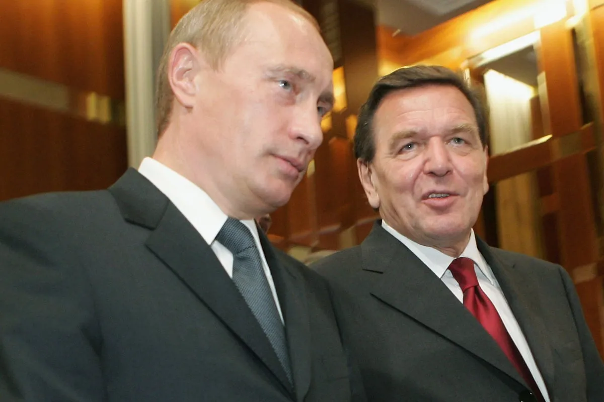 Russia wants Putin's old bestie Gerhard Schröder to mediate Ukraine peace talks, and yes, this is real life