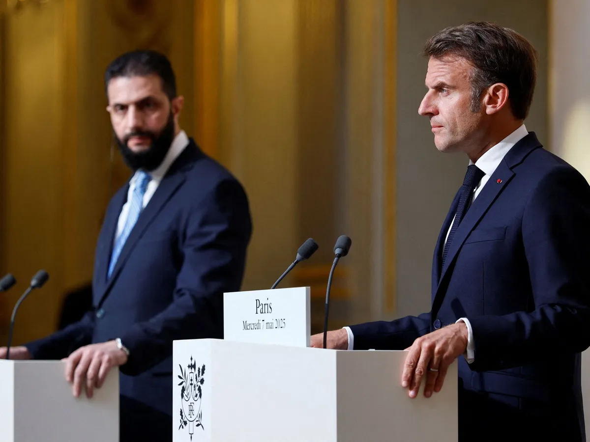 Macron lands in Syria, officially wins the 'first western leader to show up' award