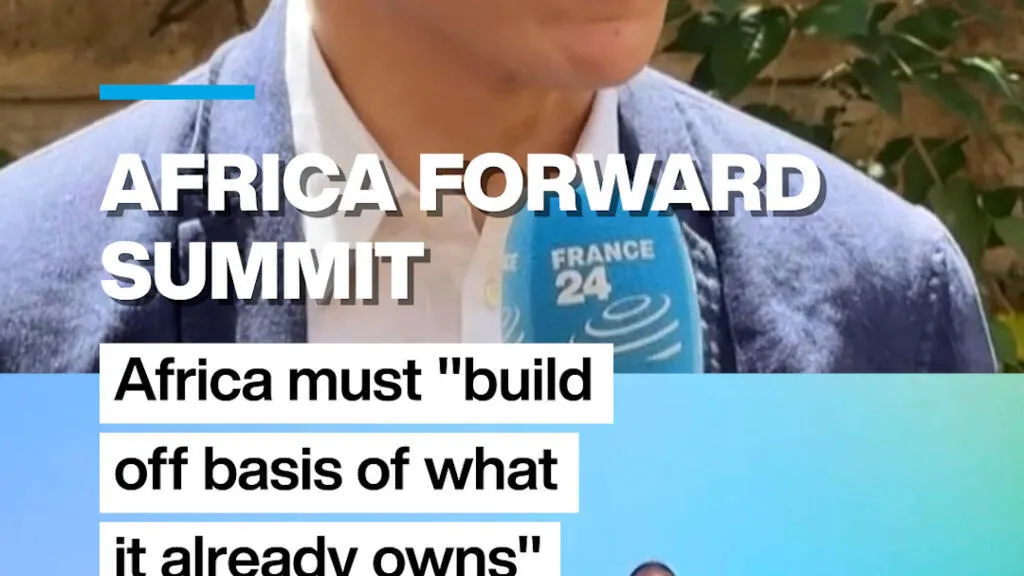Philosopher drops the mic at Africa Forward Summit: 'Stop counting what you don't have'