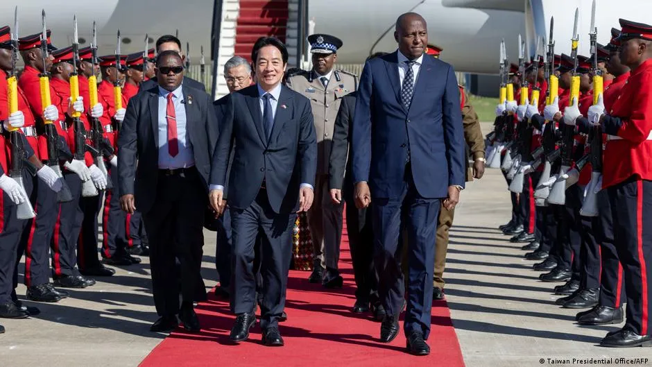 Taiwan's president visits Eswatini despite Chinese pressure over flight routes