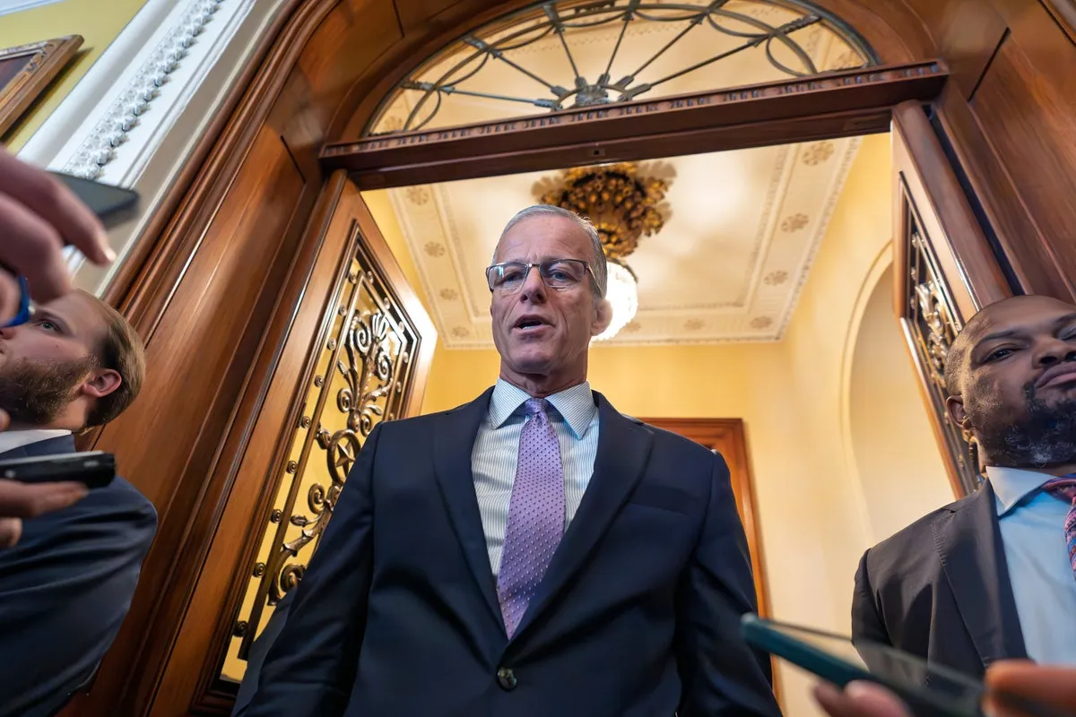 Senate's top Republican just called Trump's $1.776B 'anti-weaponization fund' a bad idea, and things are getting awkward