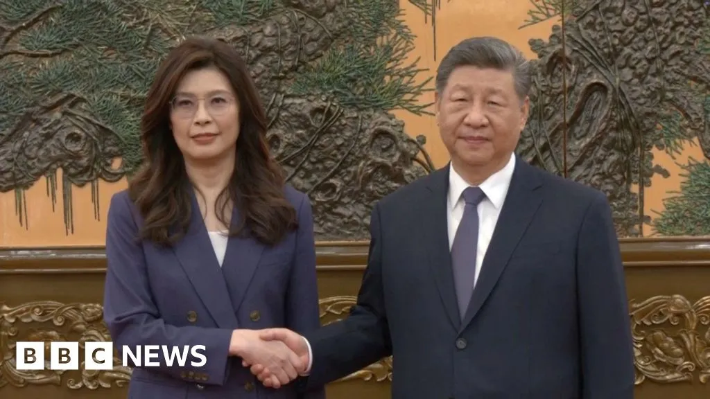 Taiwan opposition leader meets Xi Jinping in Beijing in first such visit in a decade