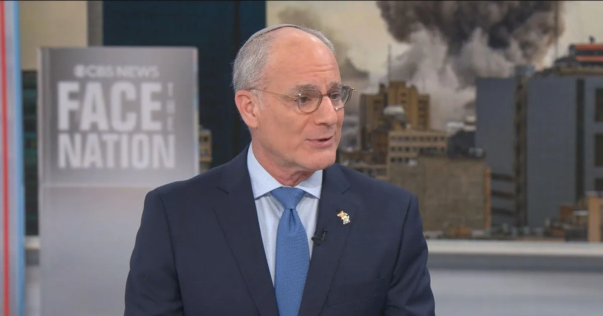 Israeli ambassador goes on Face the Nation and things got... diplomatic (mostly)