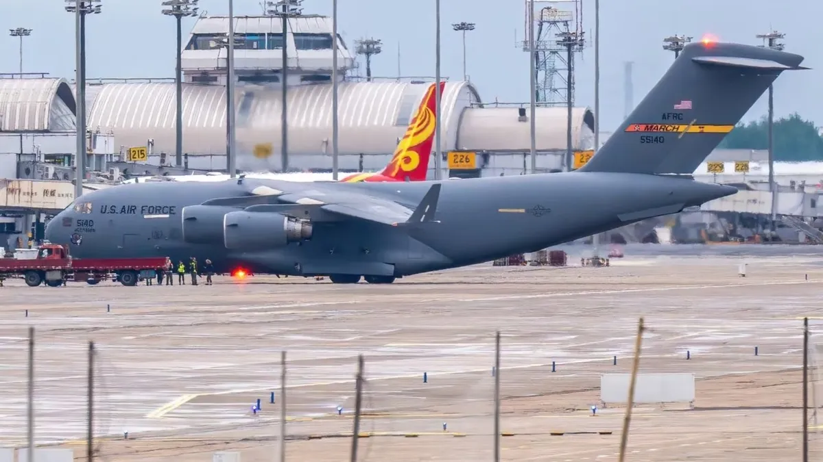 Two giant US military cargo planes just landed in Beijing and yes, they might be carrying Trump's cars