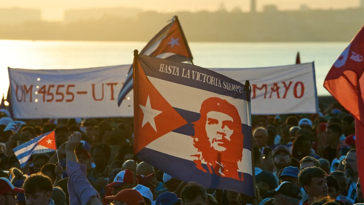 Cuba holds May Day march as US announces new sanctions