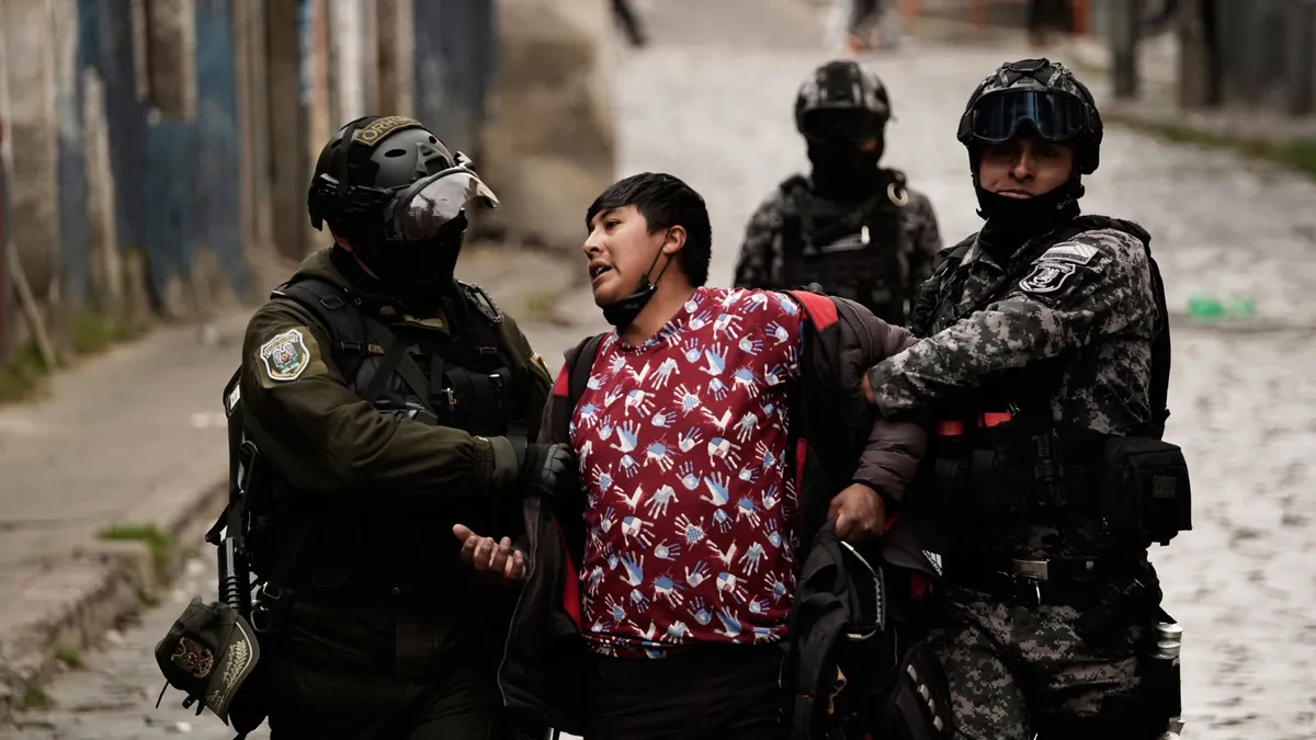 Bolivia is absolutely losing it right now, and the president had to shuffle his deck