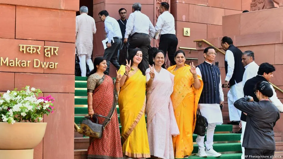 India's parliament debates women's quota bill and seat redistribution amid opposition tensions