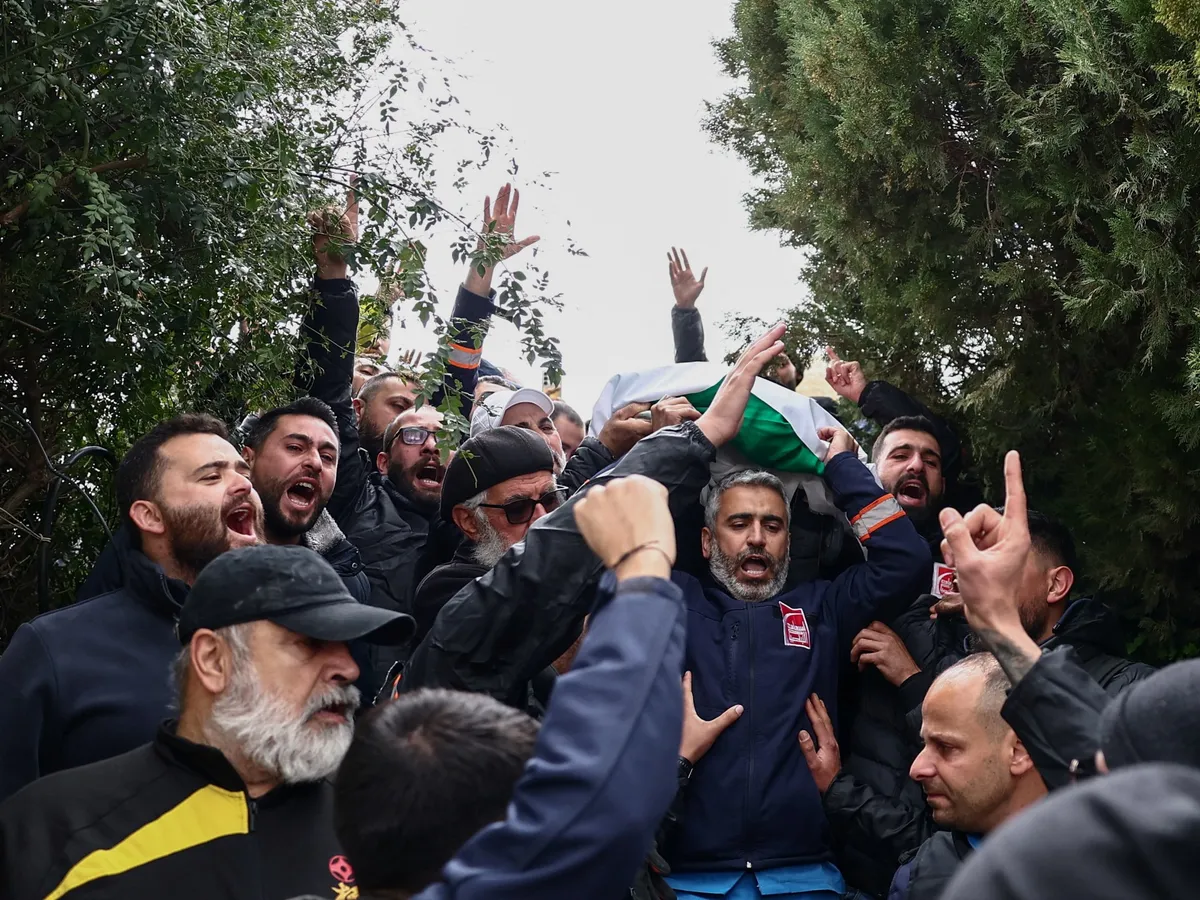 Lebanese paramedics describe the moment an Israeli 'triple-tap' strike turned a rescue mission into a massacre