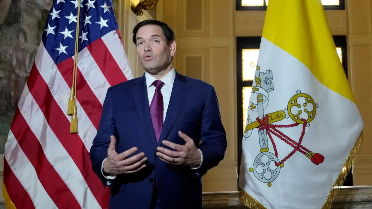 Rubio to meet Pope Leo in Rome in bid to repair strained US-Vatican ties