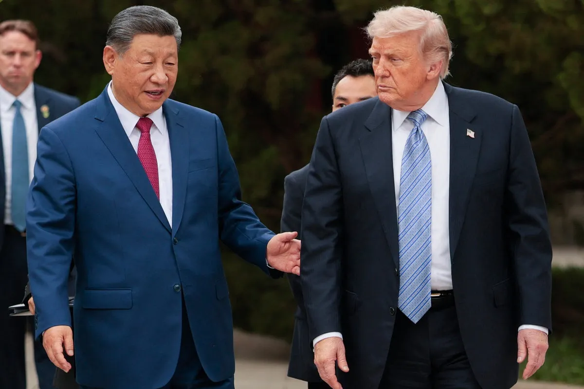 Trump lands in Beijing with a CEO entourage like a tech convention field trip