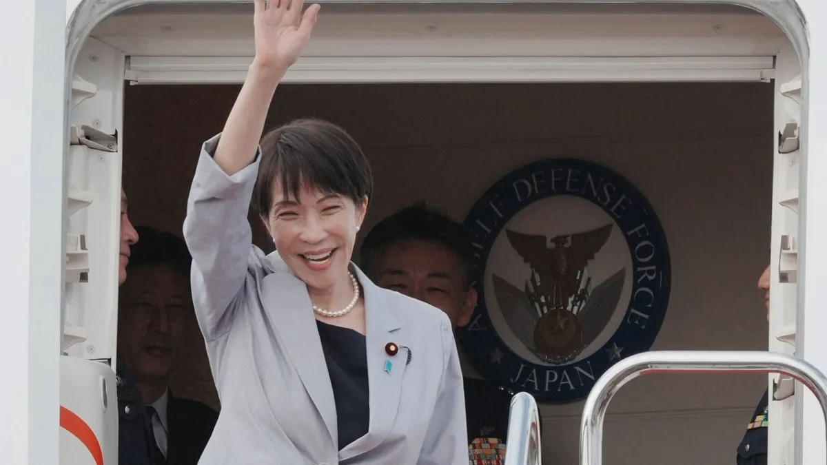 Japan's PM Takaichi lands in Australia for a 3-day 'let's be best friends forever' tour