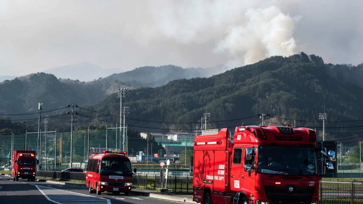 Japan evacuates thousands as wildfires sweep through northern forests