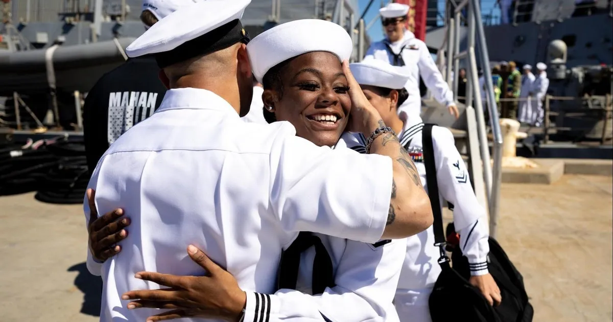 The world's largest aircraft carrier is home, and it brought 5,000 sailors with it (no big deal)