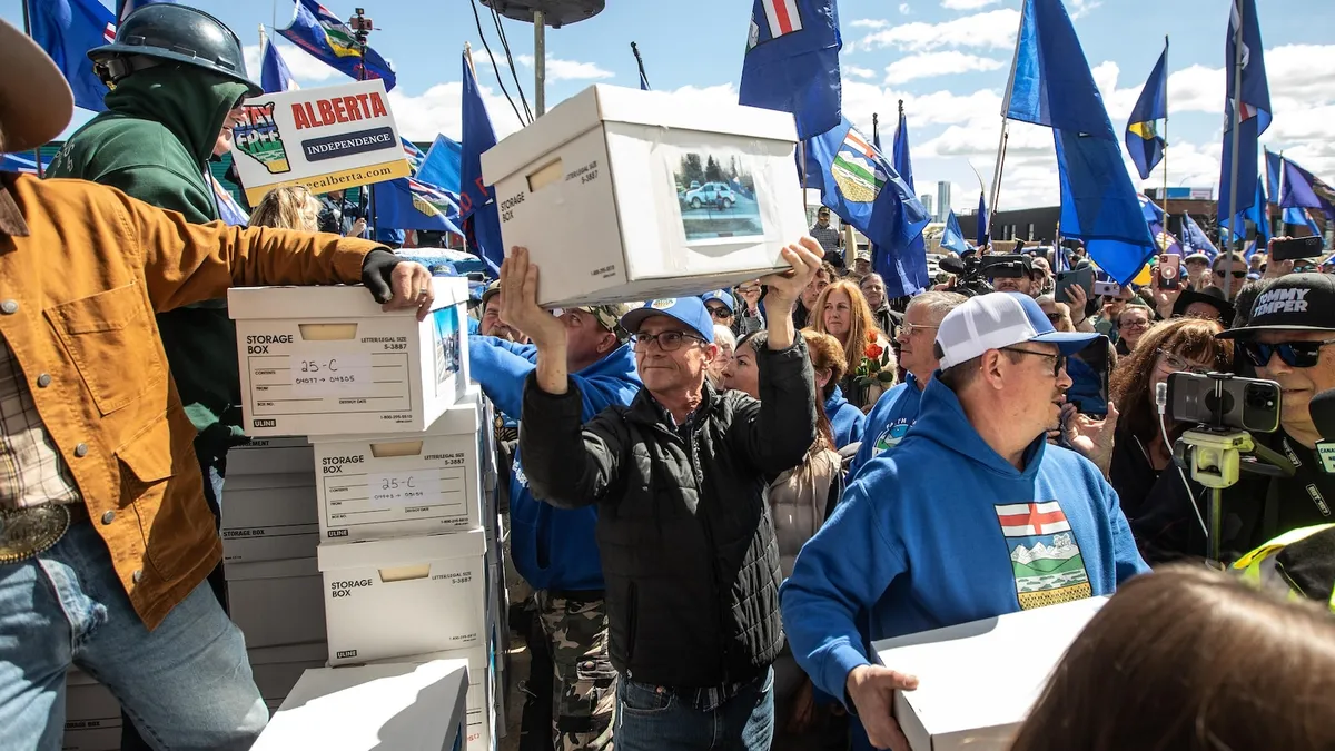Alberta separatist group claims enough signatures to trigger referendum on leaving Canada