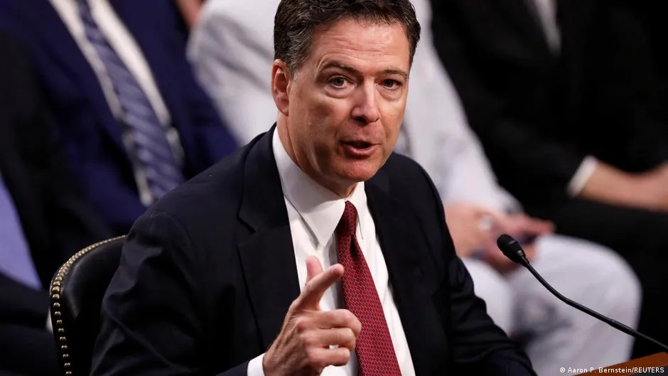 Former FBI director Comey appears in court on charges of threatening Trump