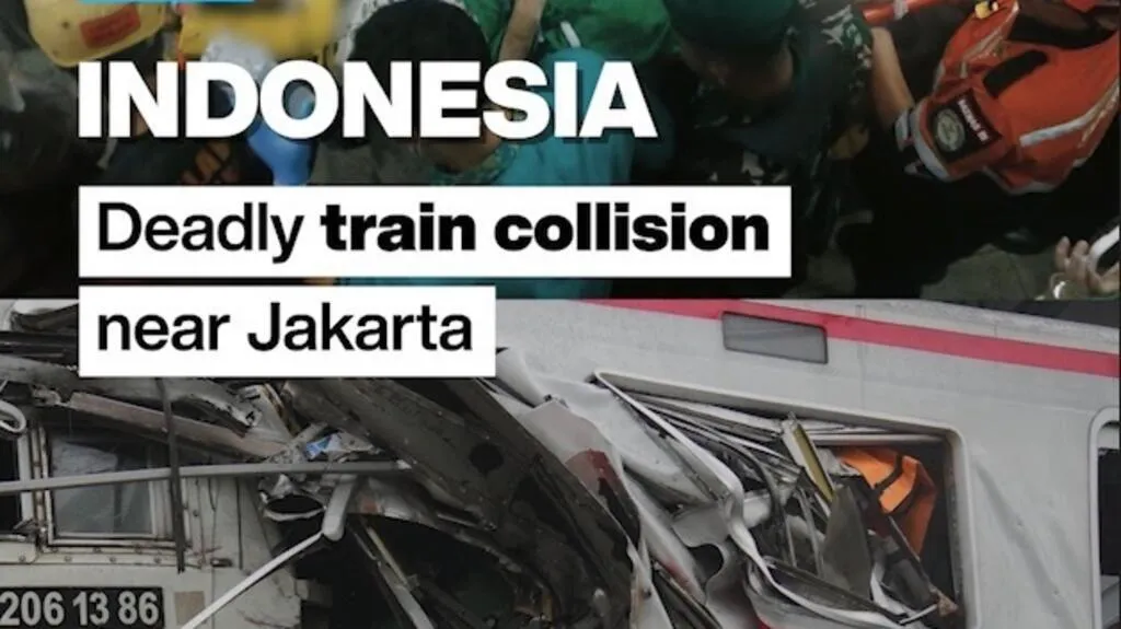 15 women killed in Jakarta train crash triggered by an unmonitored level crossing