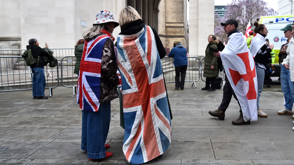 Britain First marches for a Palestinian saint and the irony is absolutely sending us