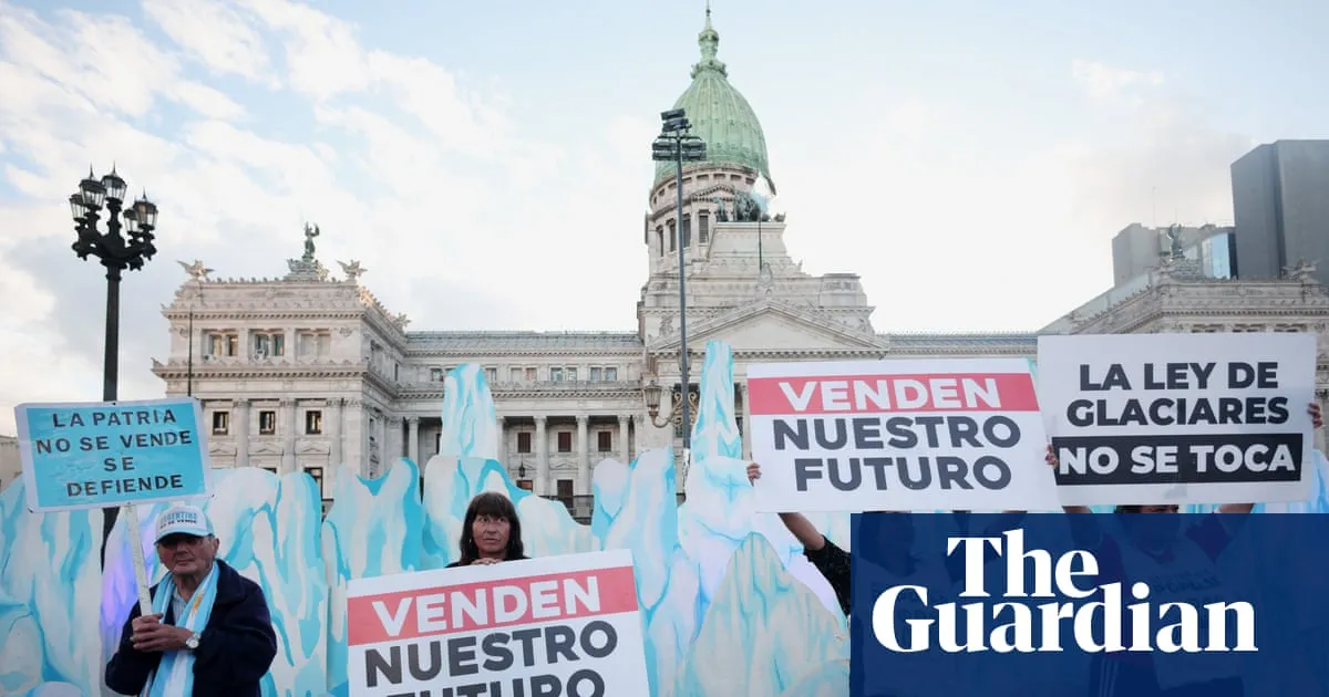Argentina approves glacier mining bill despite environmental protests